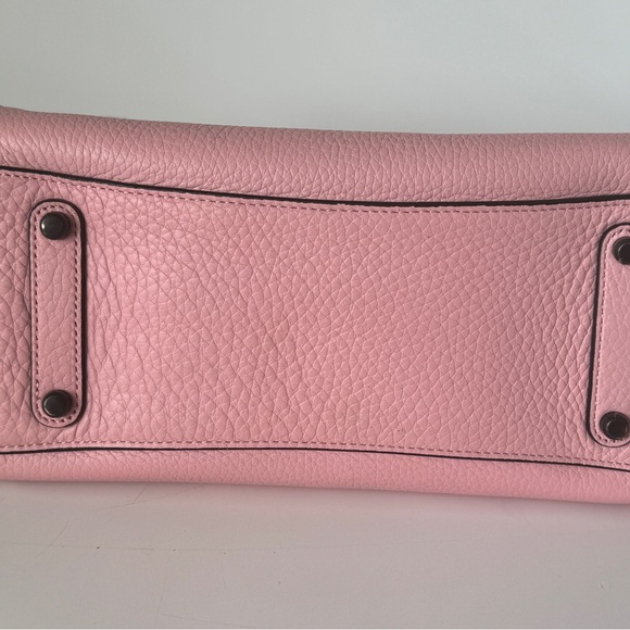 Coach 1941 Rogue 25 Bag Pink Colorblock Snakeskin Exotic Detail Handle - Picture 7 of 14